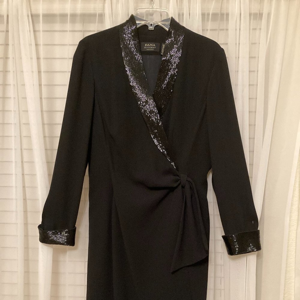 Black cocktail dress